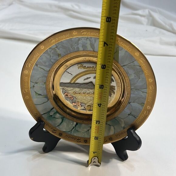 Chokin Hawaii collector plate‎ - Picture 6 of 7